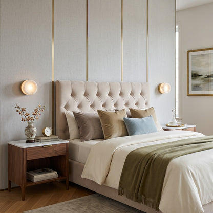 Dorola Ring Alabaster Wall Sconce