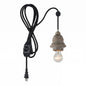 Silvares Wood Swag Lights