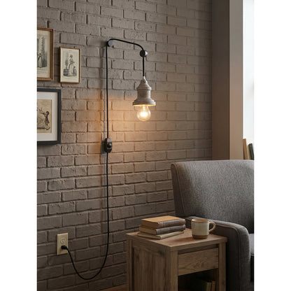 Silvares Wood Swag Lights