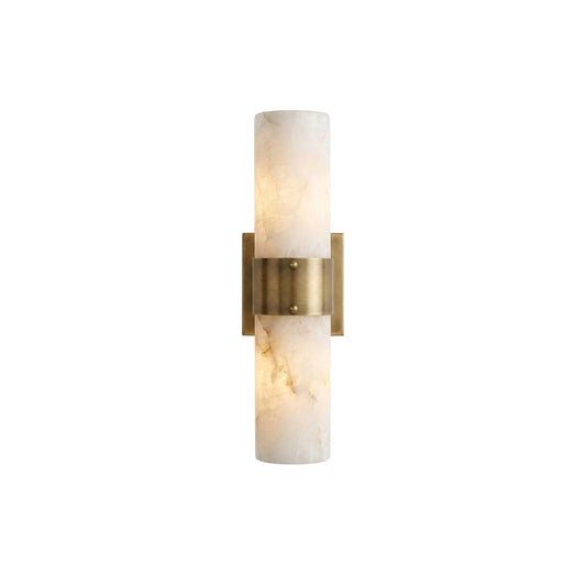 Soleil Fluted Alabaster Wall Sconce