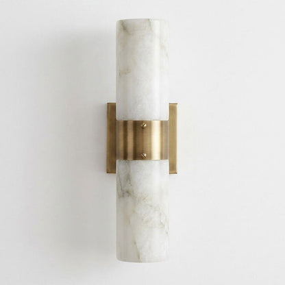 Soleil Fluted Alabaster Wall Sconce
