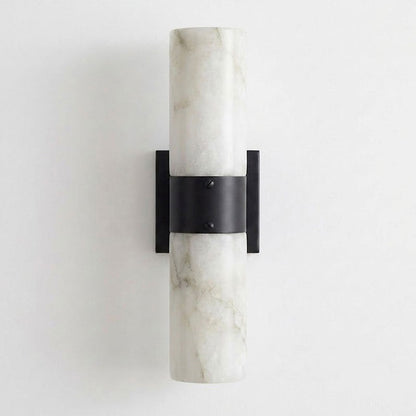 Soleil Fluted Alabaster Wall Sconce