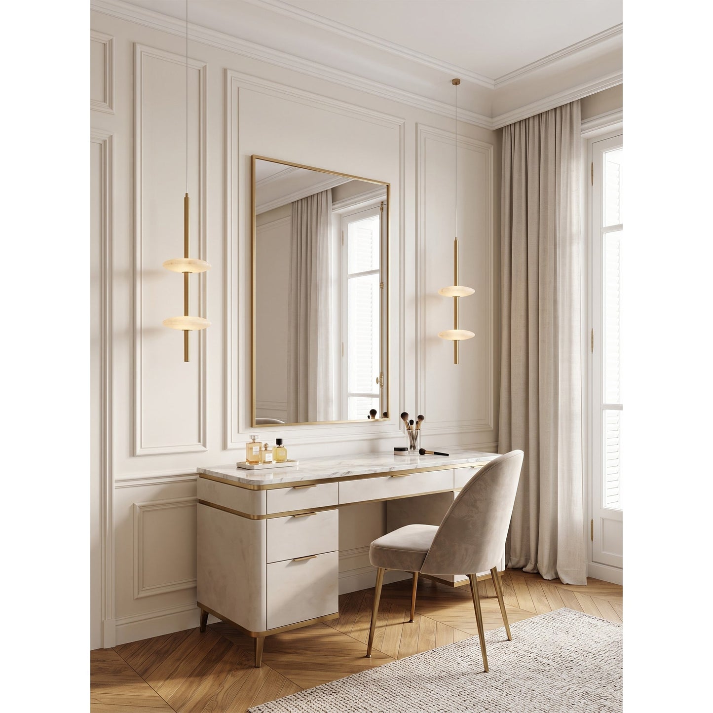 Solevane Alabaster Pendant Lamp