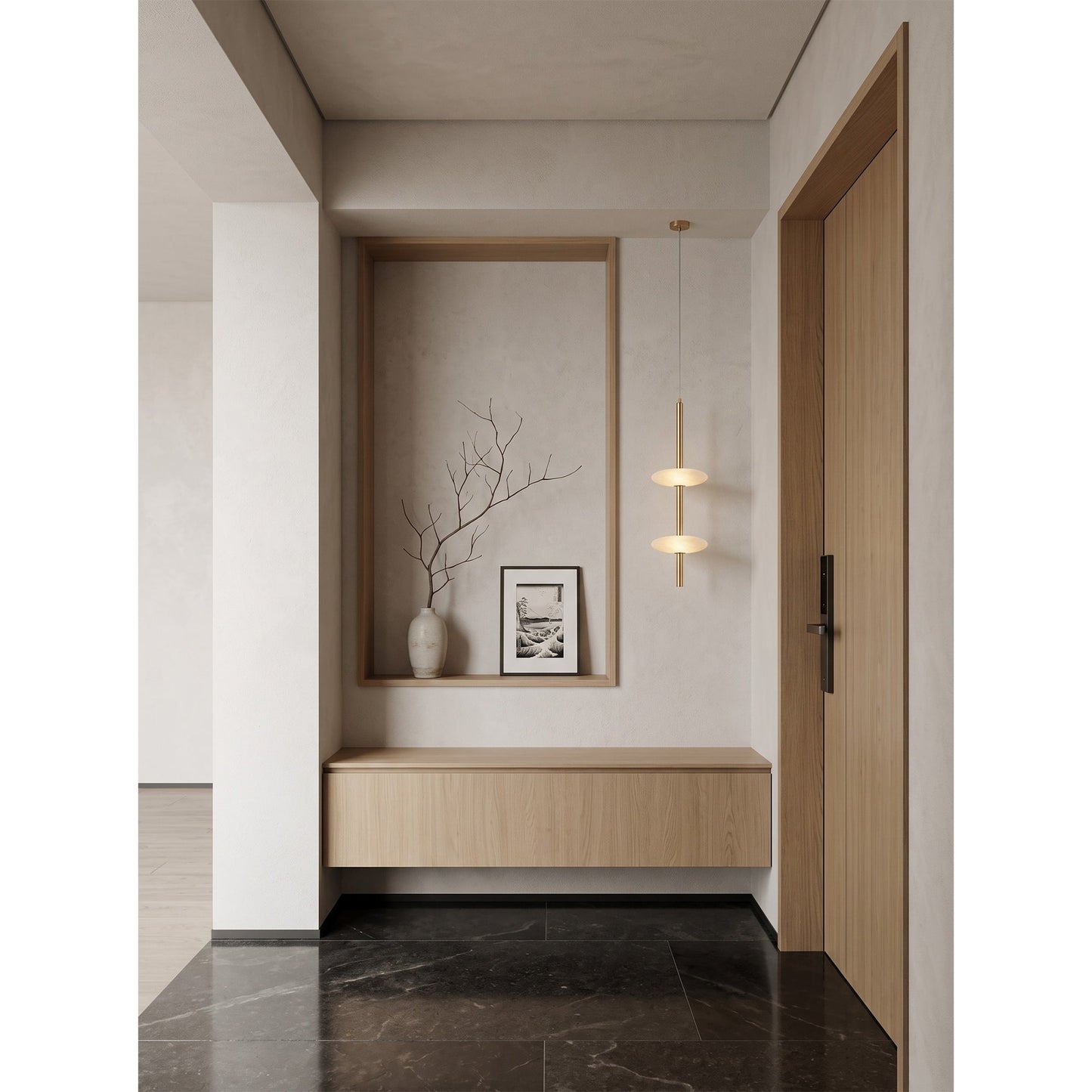 Solevane Alabaster Pendant Lamp