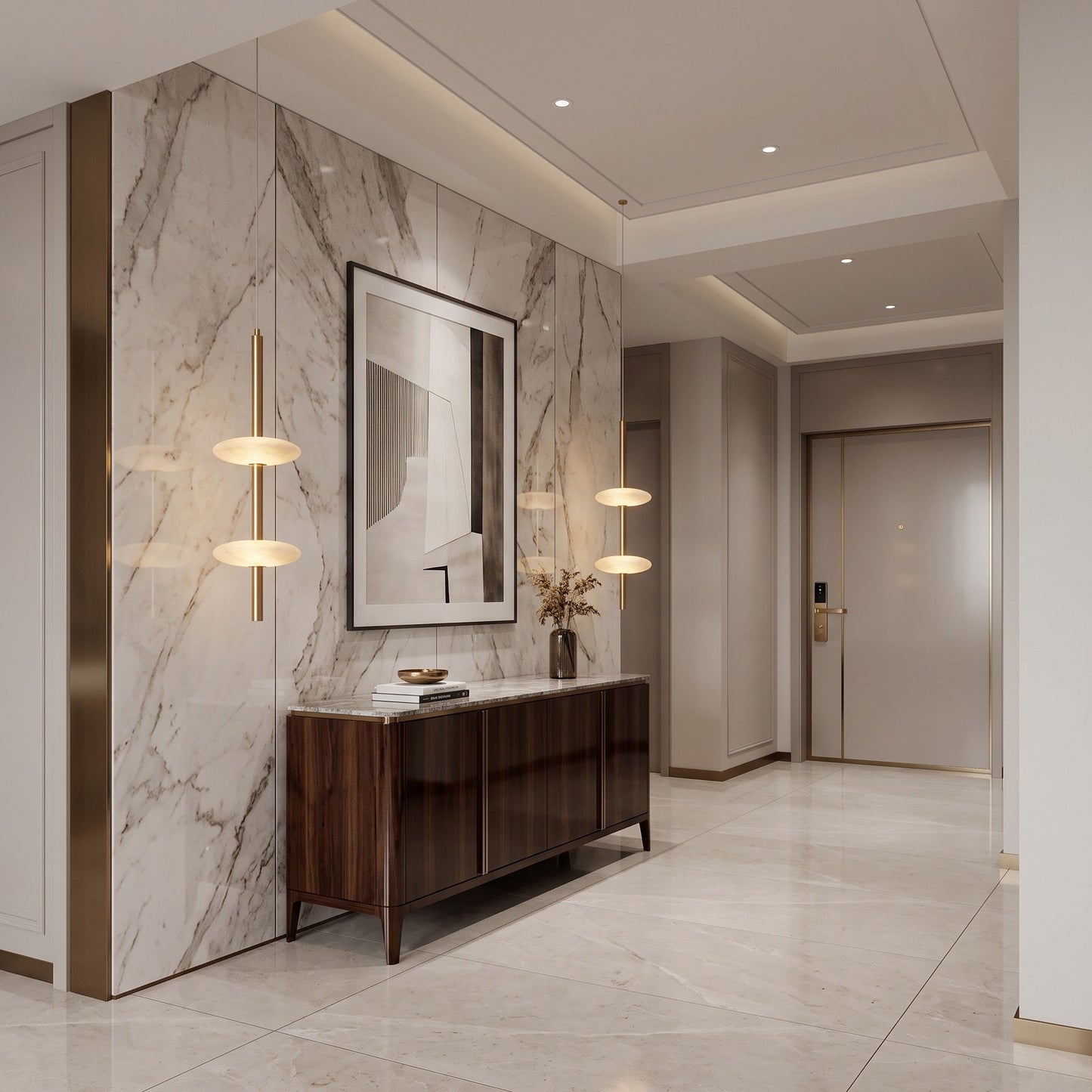 Solevane Alabaster Pendant Lamp