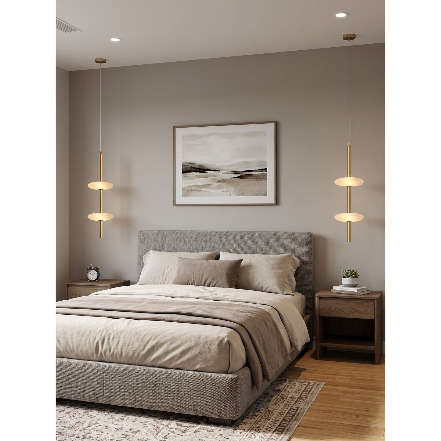 Solevane Alabaster Pendant Lamp
