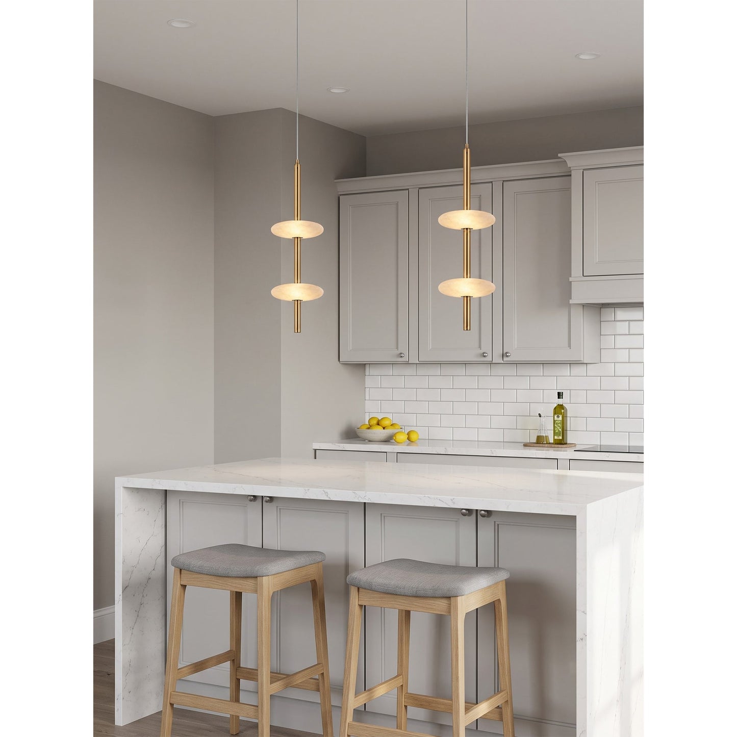 Solevane Alabaster Pendant Lamp