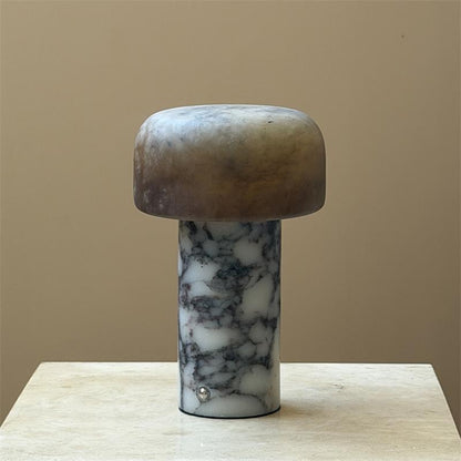 Sorvane Marble Alabaster Table Lamp (Built-in Battery)