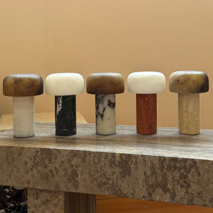 Sorvane Marble Alabaster Table Lamp (Built-in Battery)