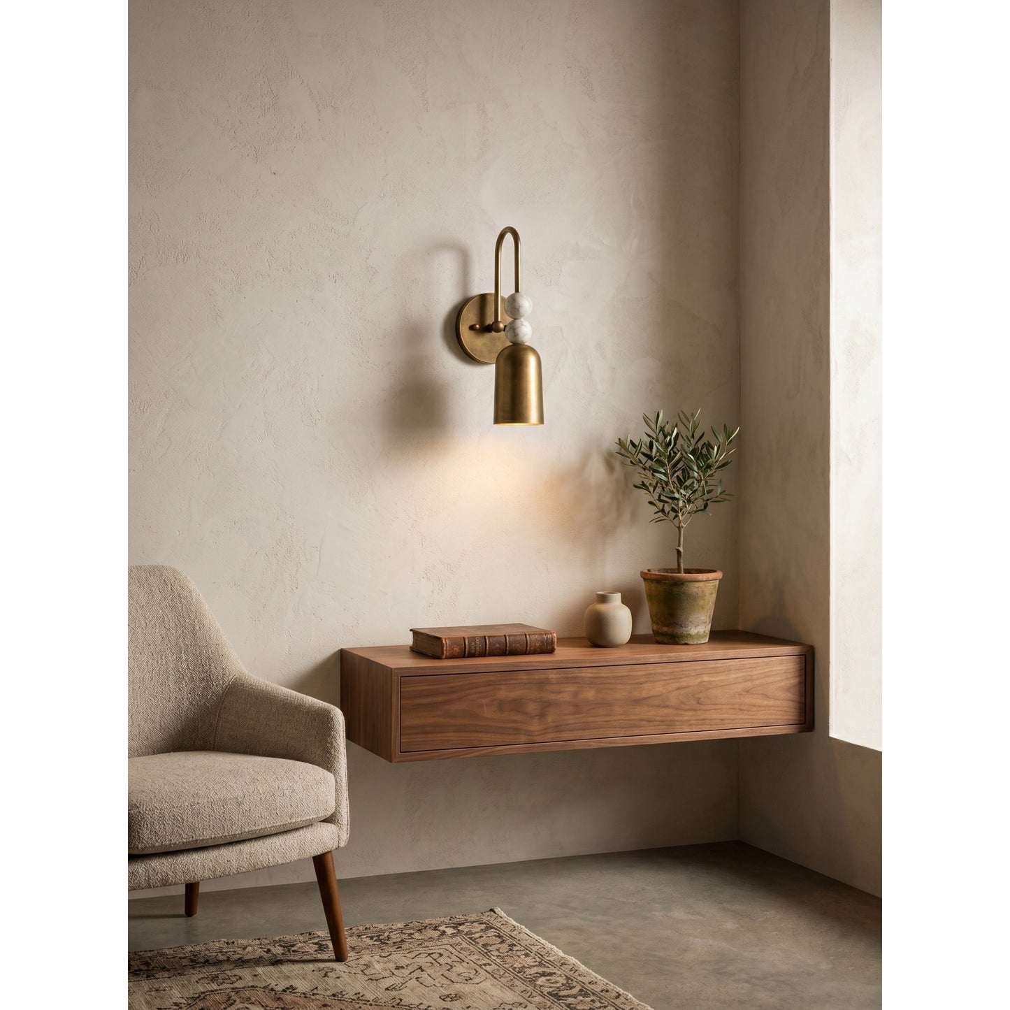 Sphere & Stem Wall Sconce