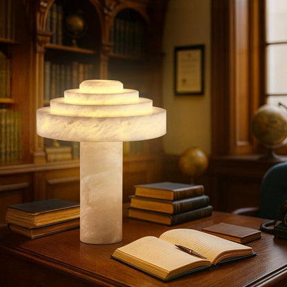 Stratelle Alabaster Table Lamp