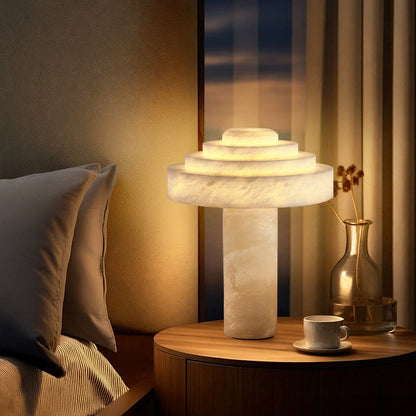 Stratelle Alabaster Table Lamp