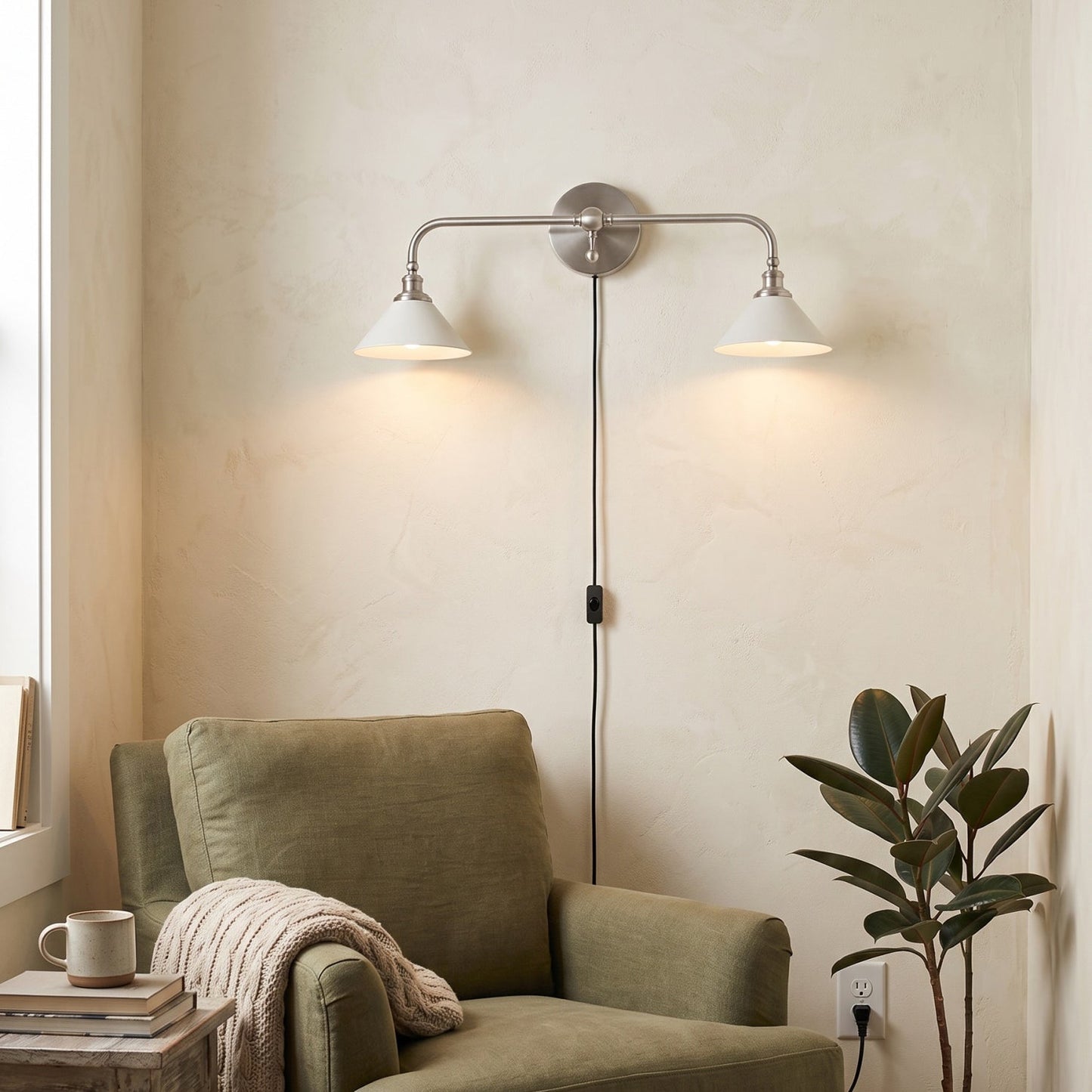 Alentejo Plug-in Wall Sconce