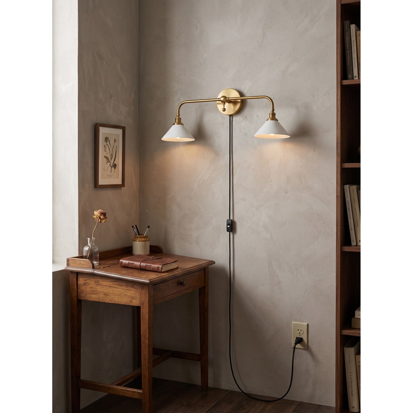 Alentejo Plug-in Wall Sconce