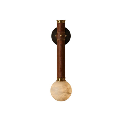 Opal Alabaster Globe Wall Sconce