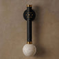 Opal Alabaster Globe Wall Sconce