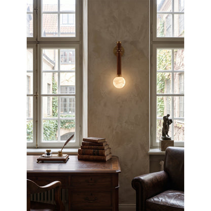 Opal Alabaster Globe Wall Sconce