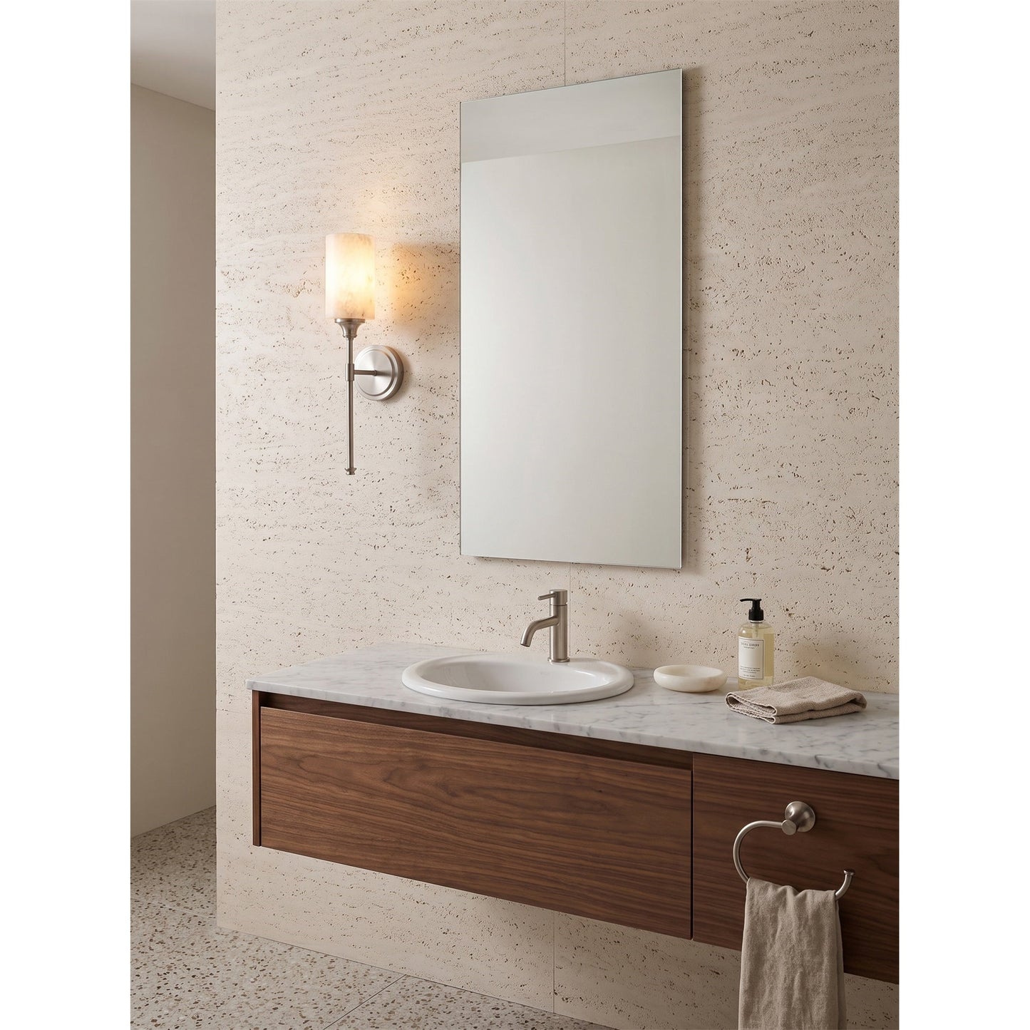 Lumara Alabaster Wall Sconce