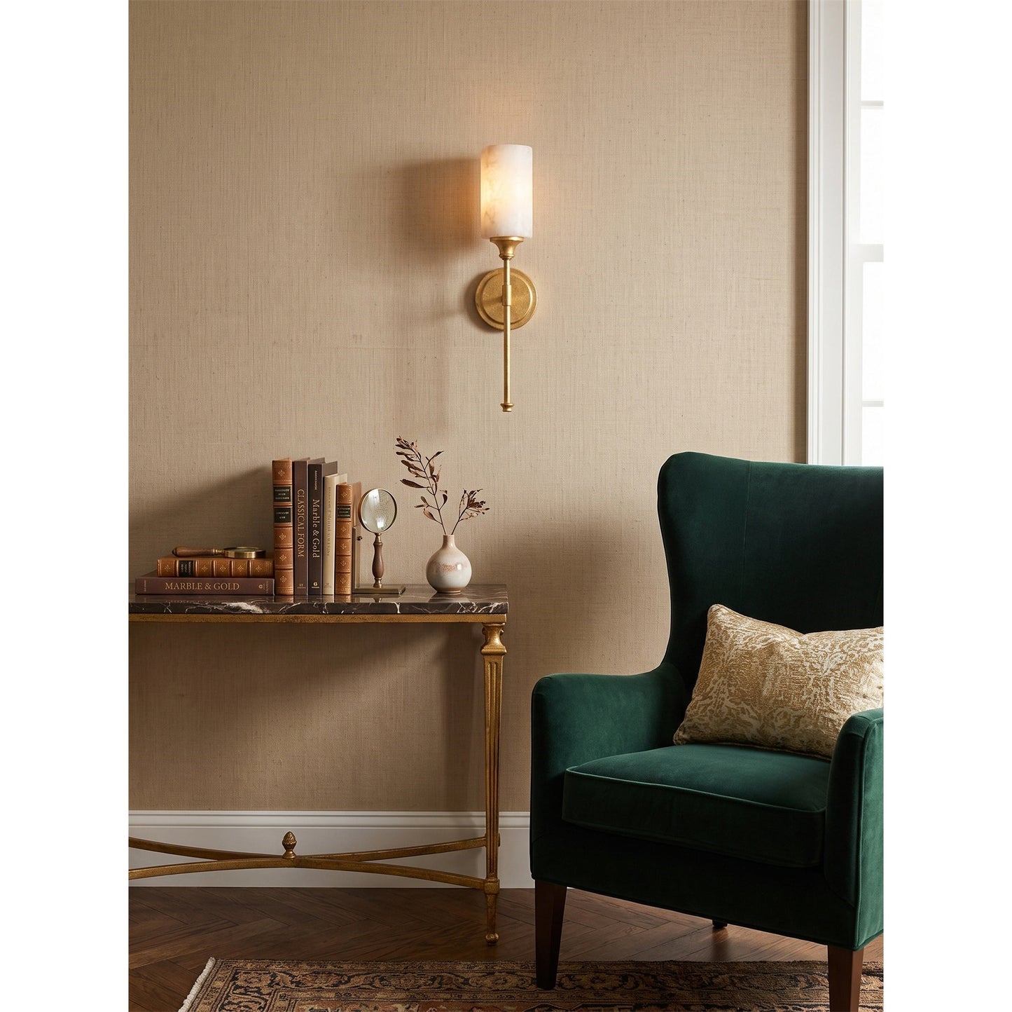 Lumara Alabaster Wall Sconce
