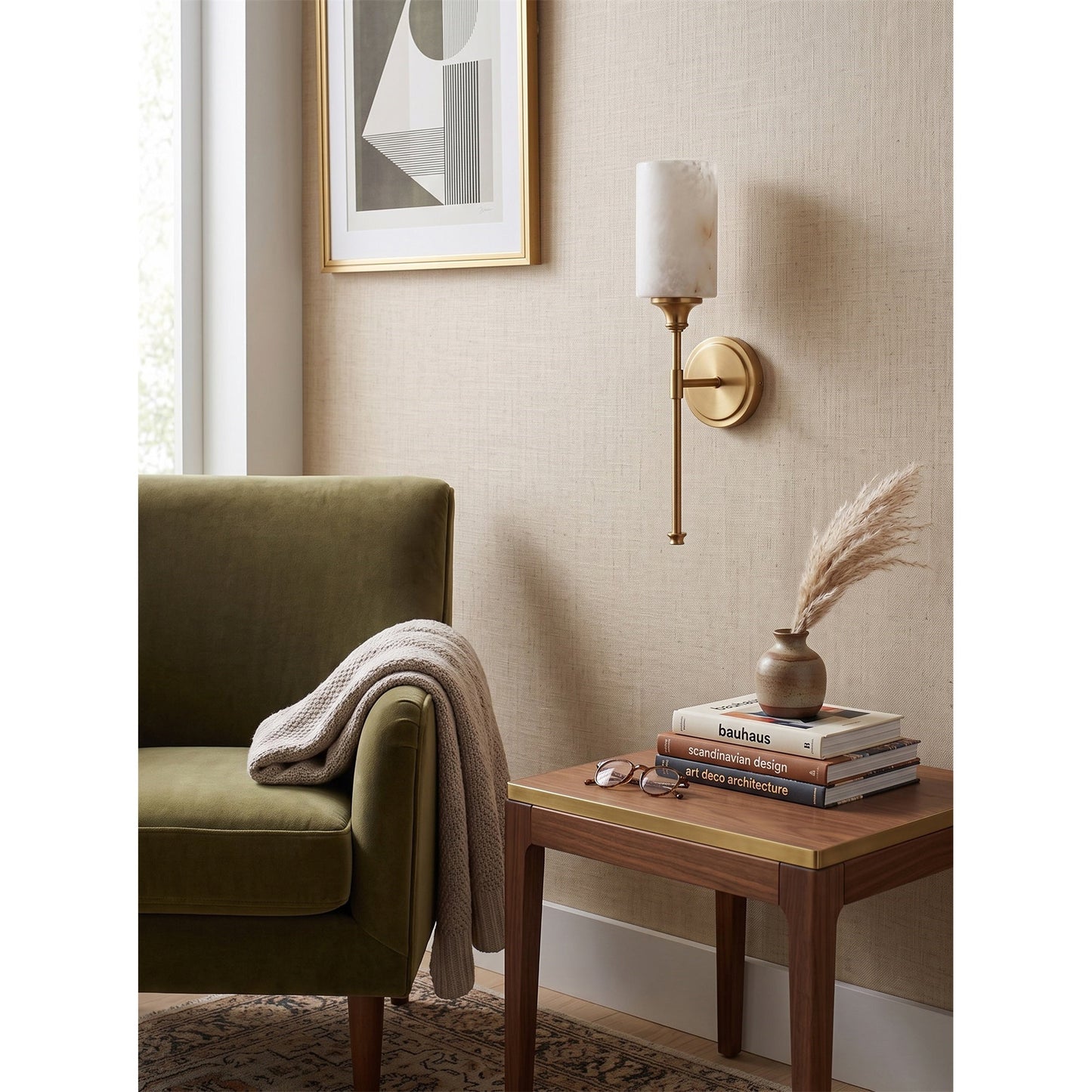 Lumara Alabaster Wall Sconce