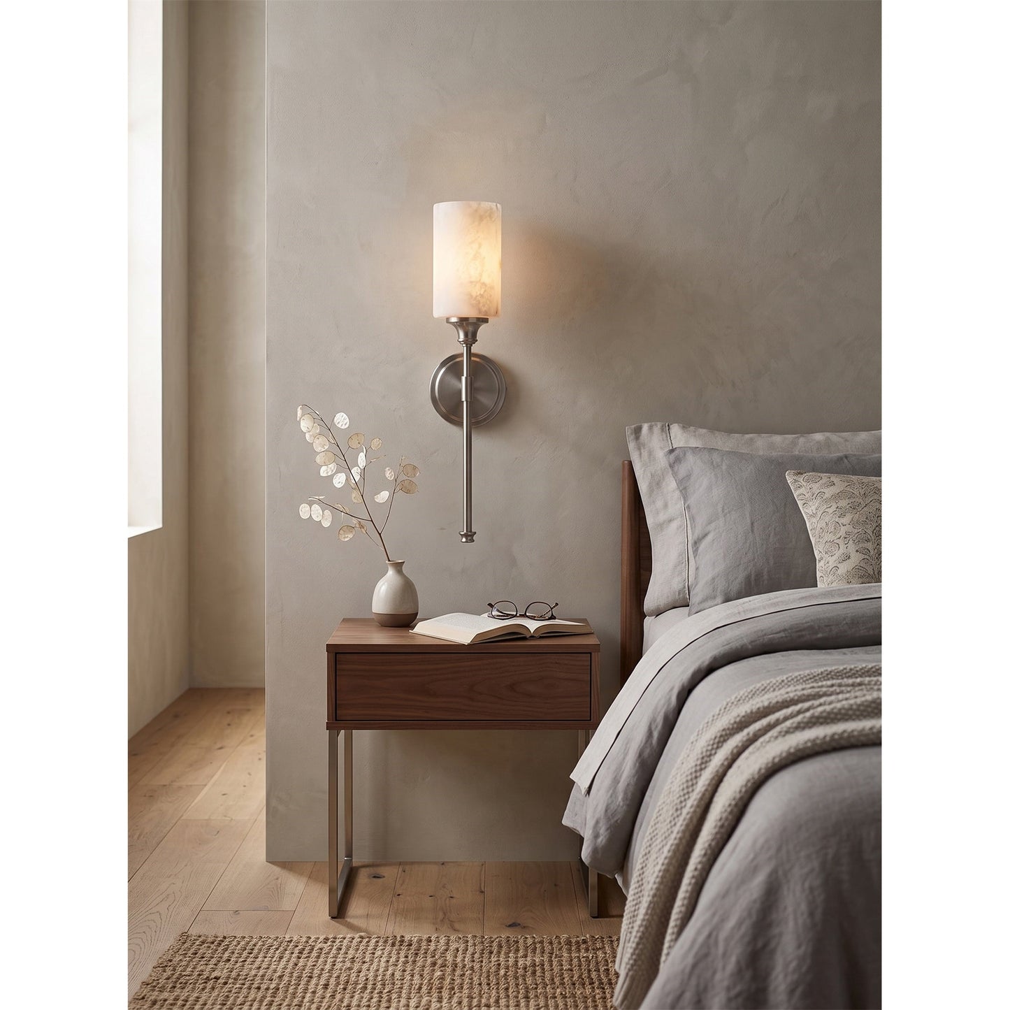 Lumara Alabaster Wall Sconce