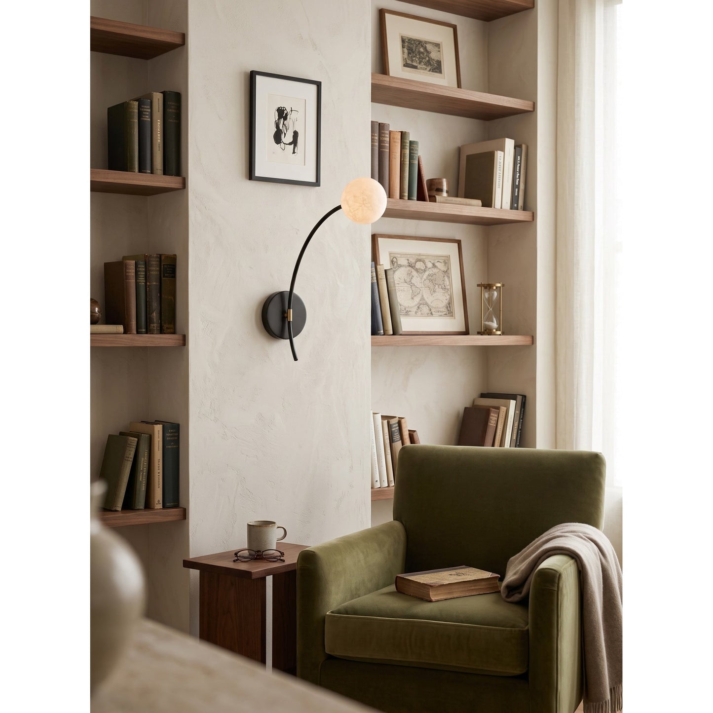 Traverse Alabaster Wall Sconce