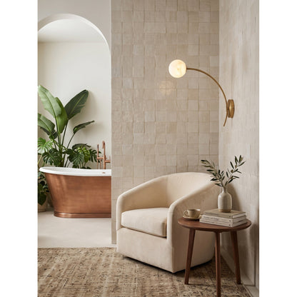 Traverse Alabaster Wall Sconce