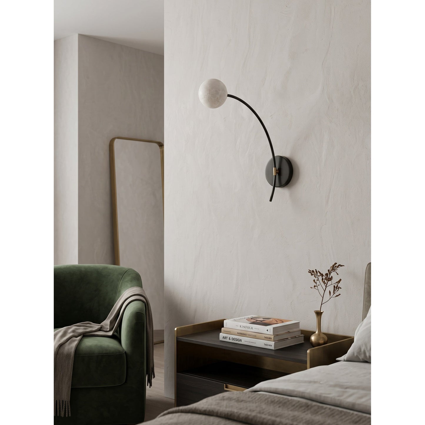 Traverse Alabaster Wall Sconce