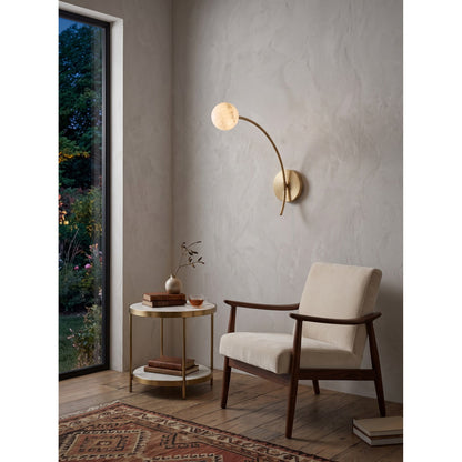 Traverse Alabaster Wall Sconce