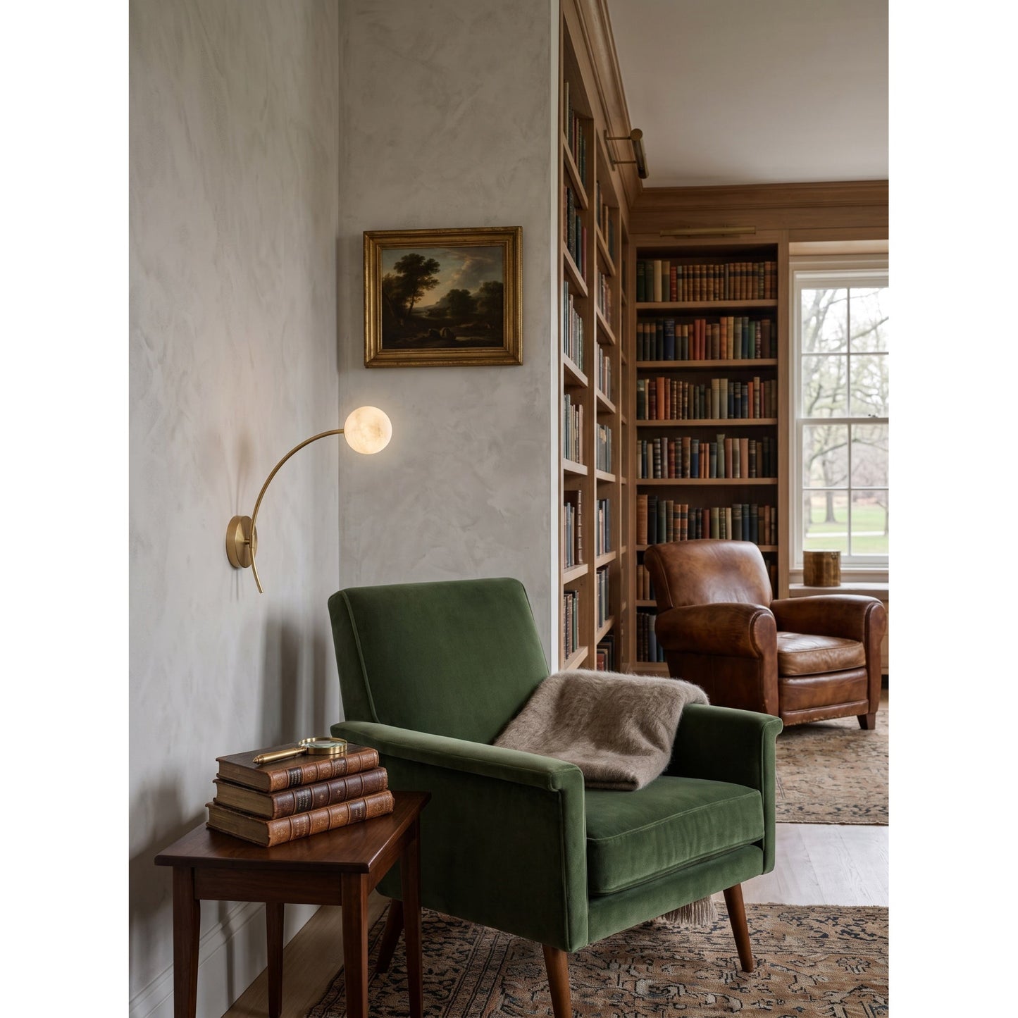 Traverse Alabaster Wall Sconce
