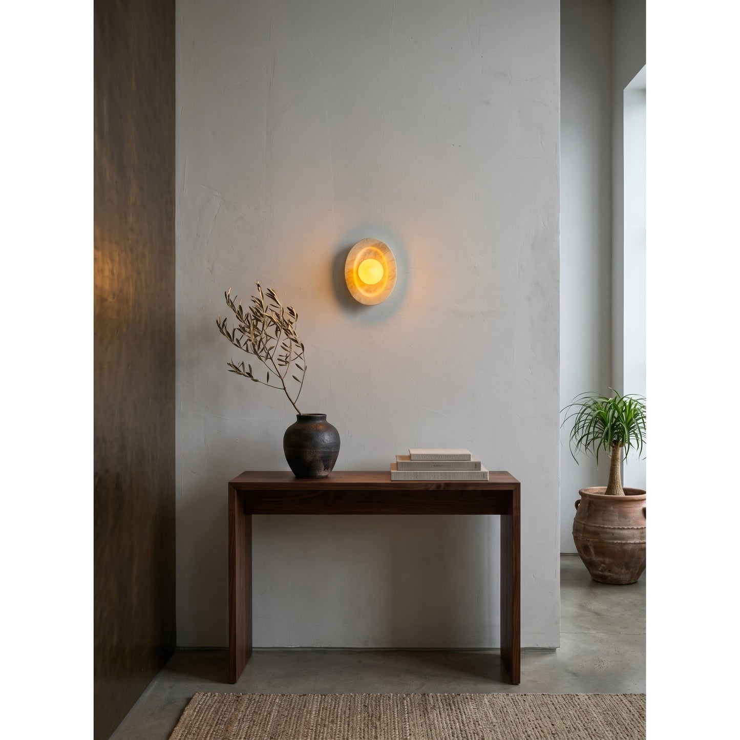 Tray Marble Wall Sconce