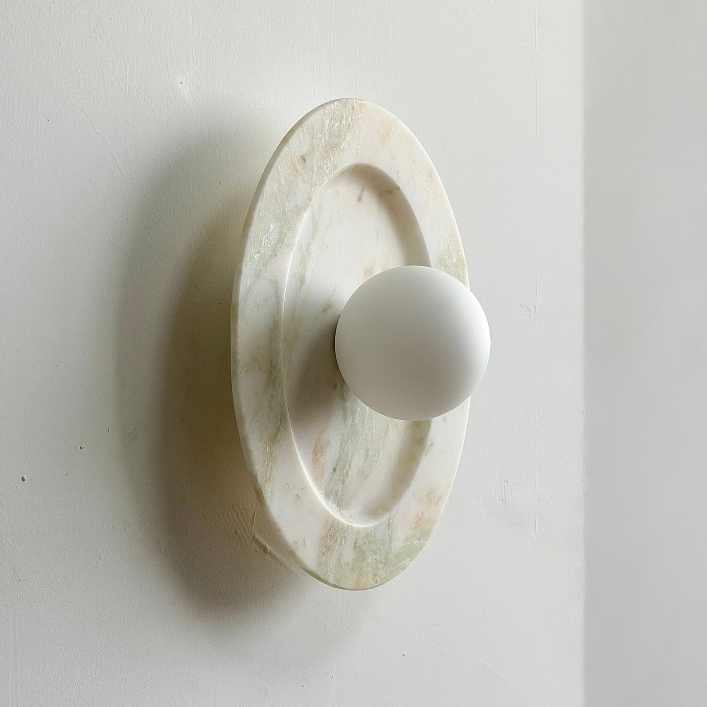 Tray Marble Wall Sconce