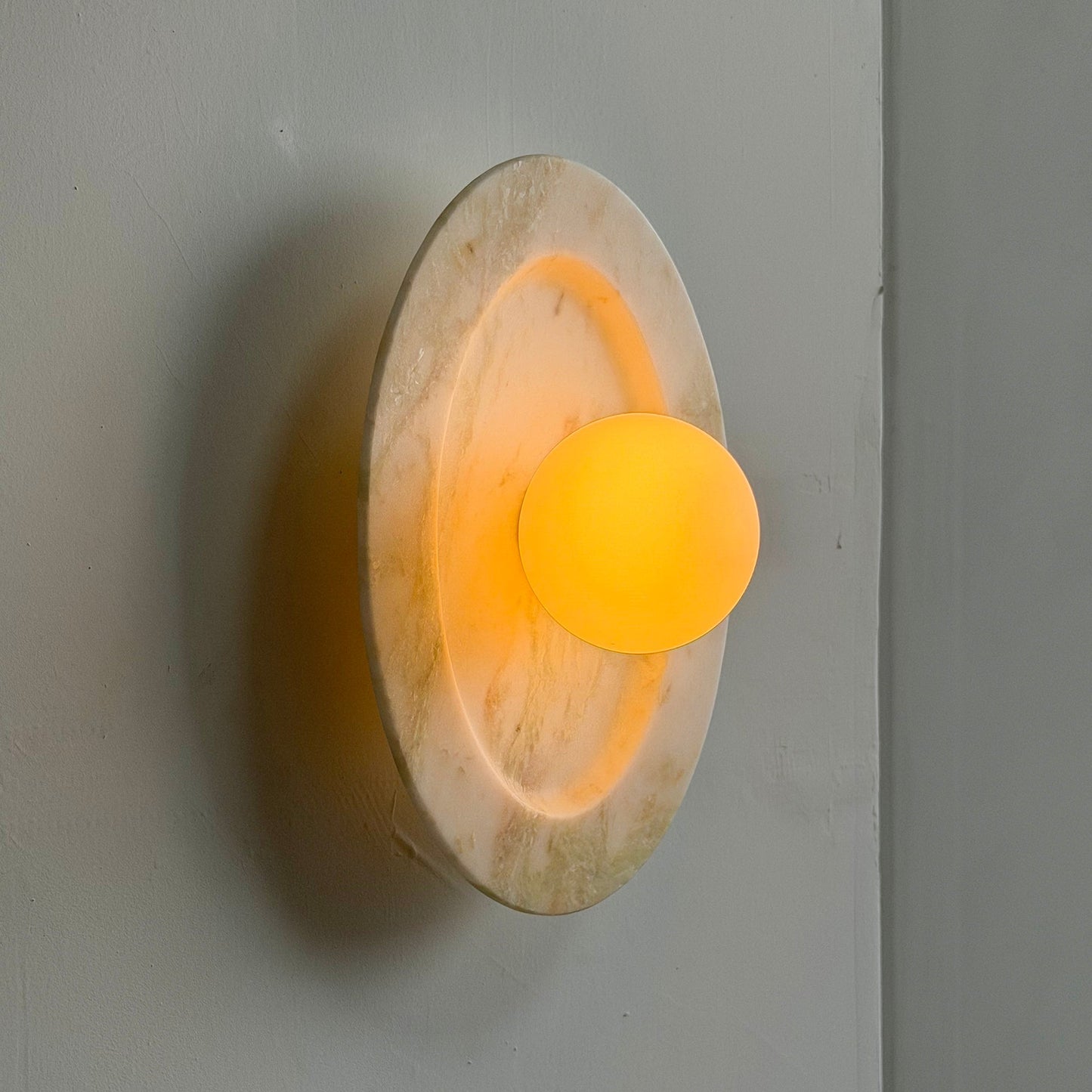 Tray Marble Wall Sconce