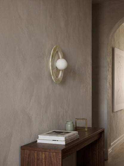 Tray Marble Wall Sconce