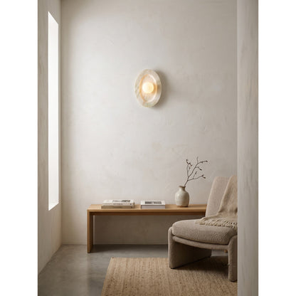 Tray Marble Wall Sconce