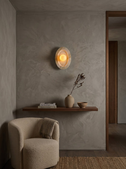 Tray Marble Wall Sconce