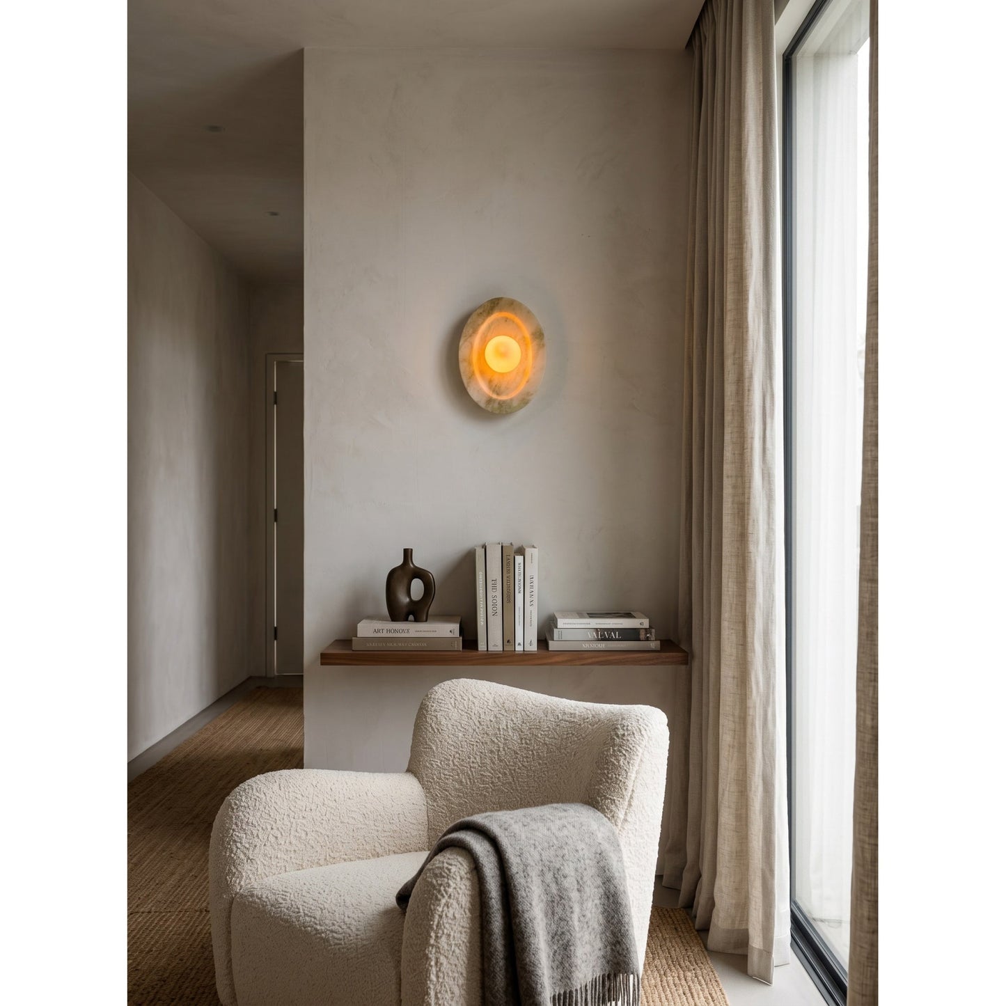 Tray Marble Wall Sconce