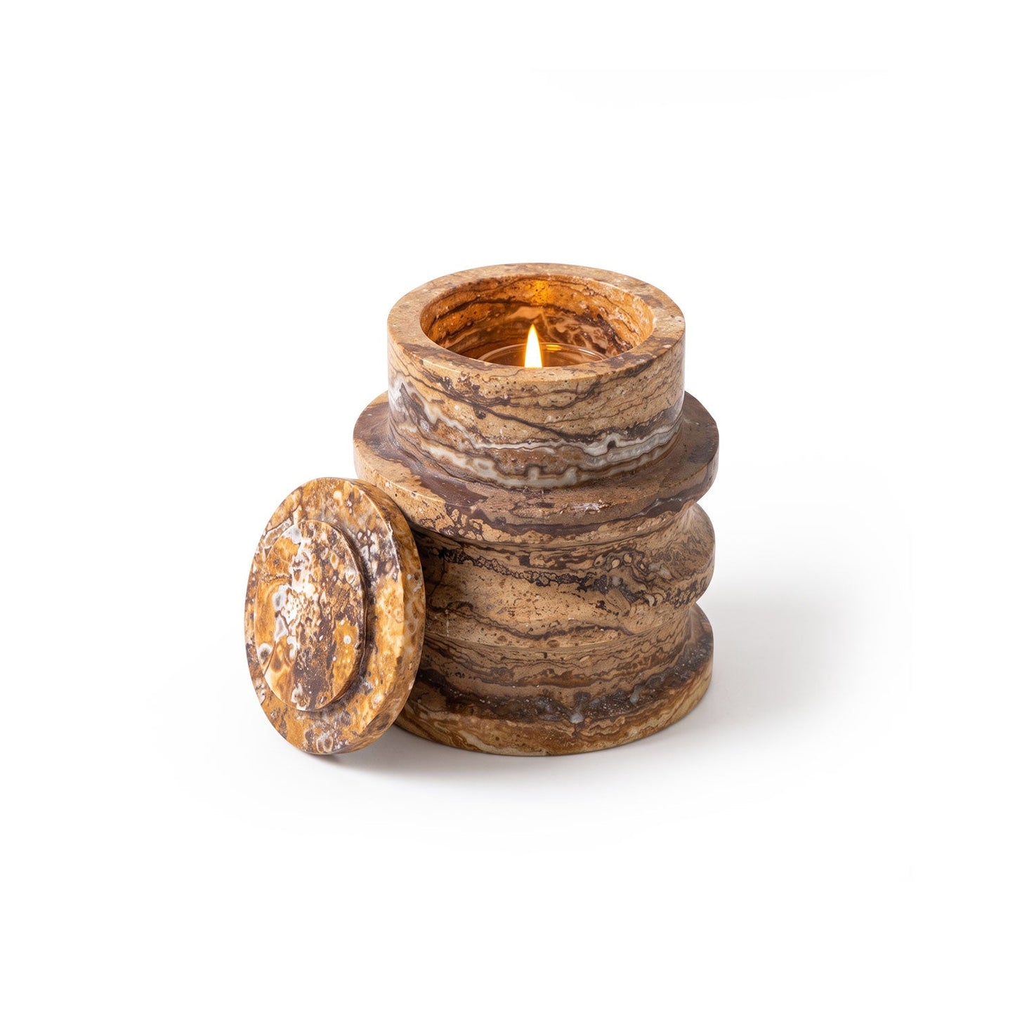 Trento Marble Candle Holder