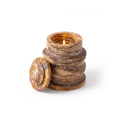 Trento Marble Candle Holder