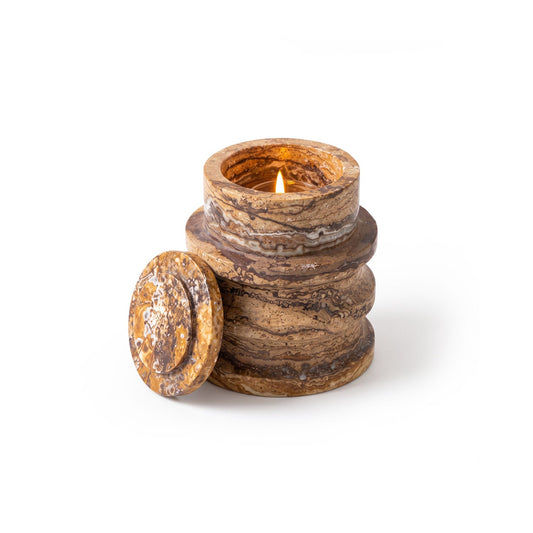 Trento Marble Candle Holder