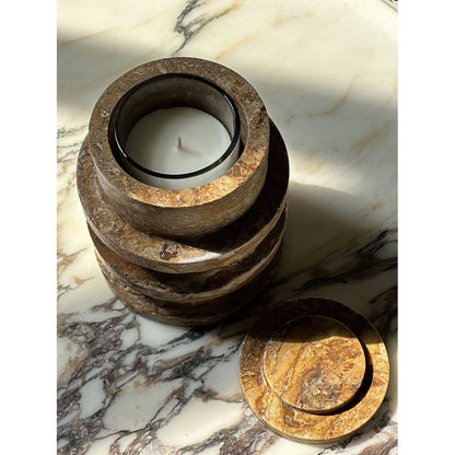 Trento Marble Candle Holder