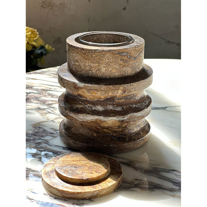Trento Marble Candle Holder
