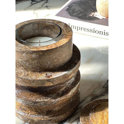 Trento Marble Candle Holder