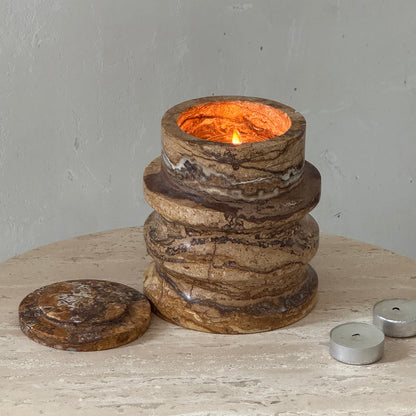 Trento Marble Candle Holder