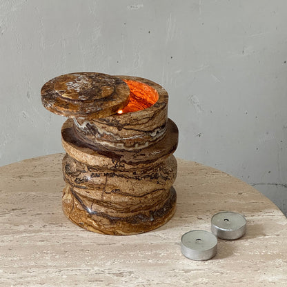 Trento Marble Candle Holder