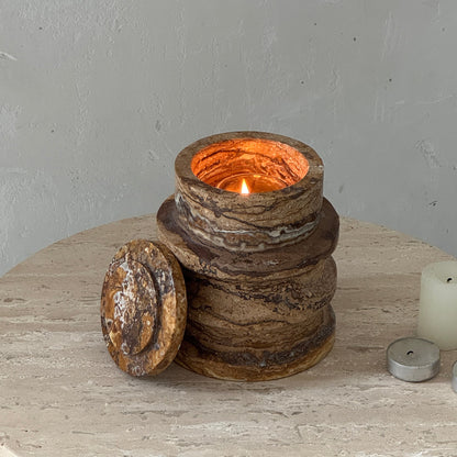 Trento Marble Candle Holder