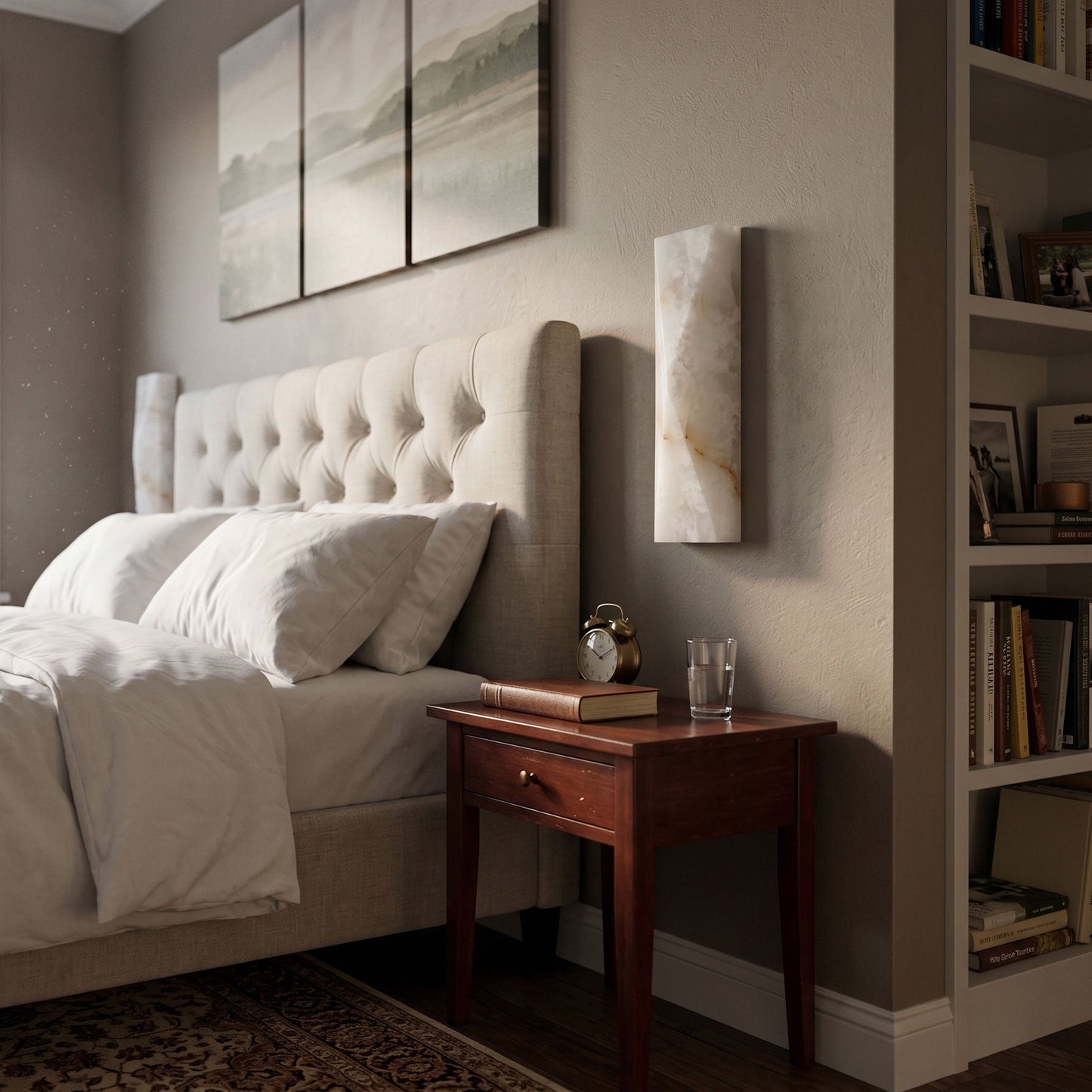 Tropez Alabaster Wall Sconce