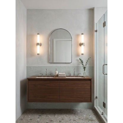 Tube Brass Wall Sconce