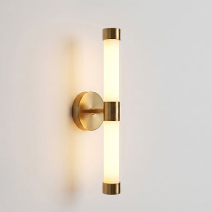 Tube Brass Wall Sconce