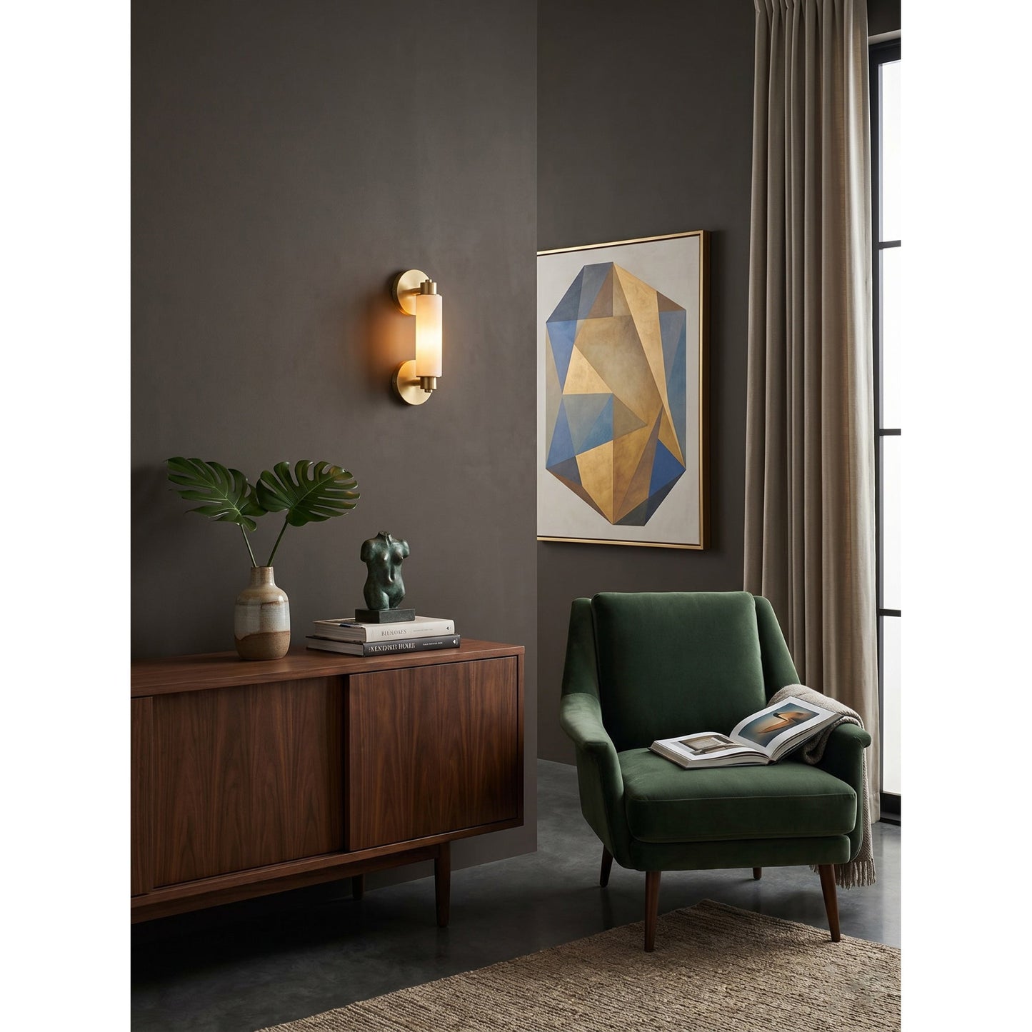 Lumen Alabaster Wall Sconce